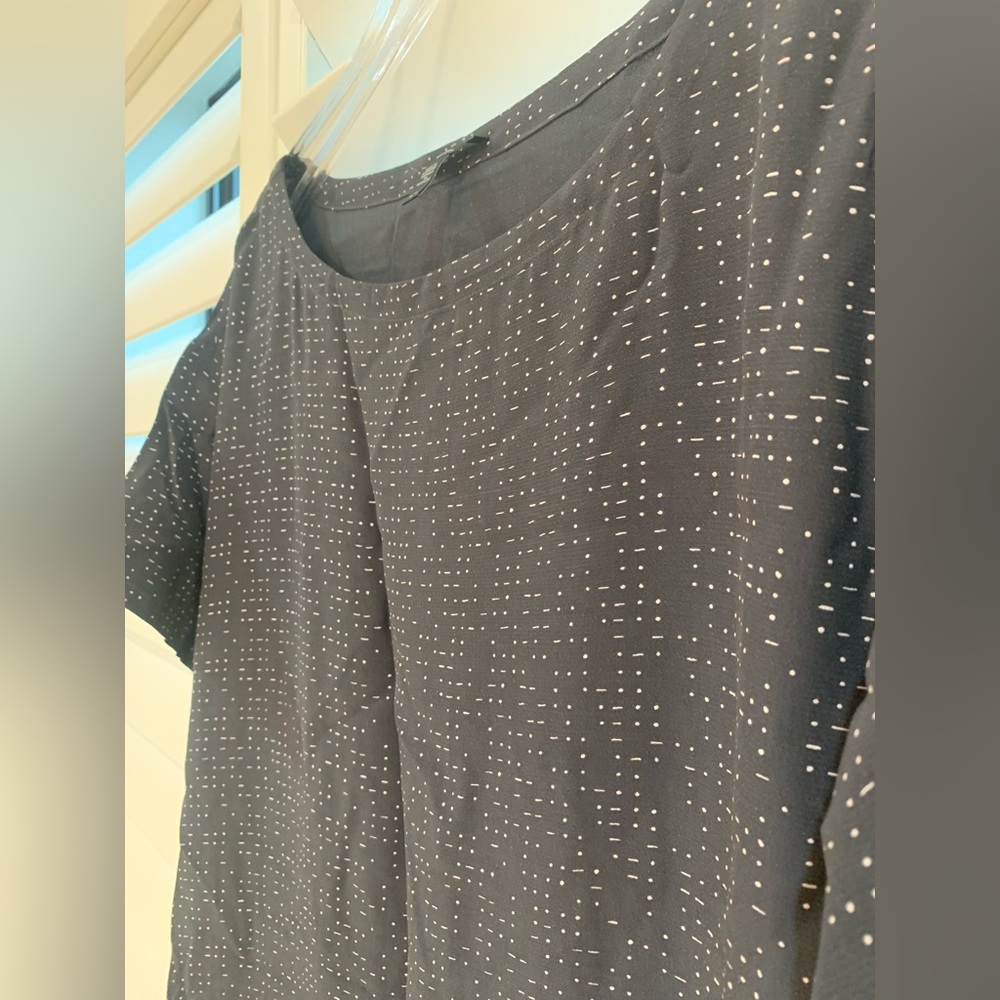 Eileen Fisher Straight Fit Cocktail Dress with Drop Sleeves